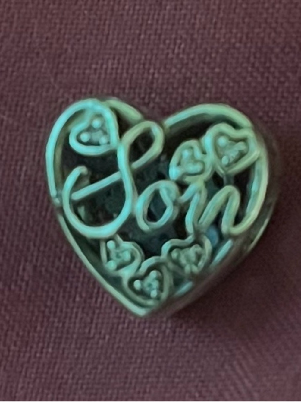 Pandora Sterling Silver Mother and Son Charm - Picture 2 of 2